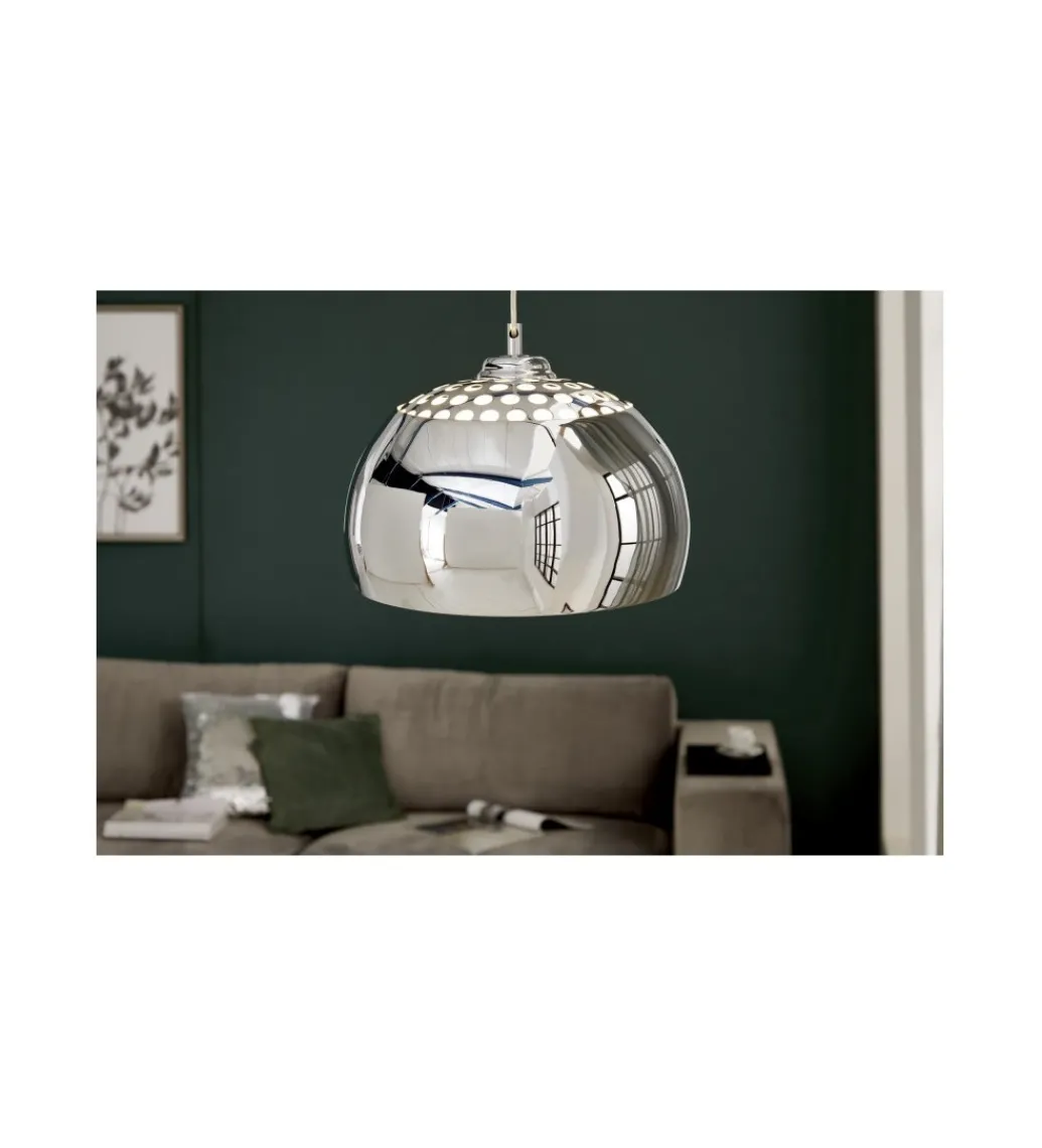 Lampa wisząca Ball Light Chrom 35 cm srebrna*Invicta Interior Clearance