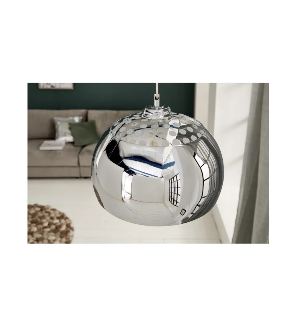 Lampa wisząca Ball Light Chrom 35 cm srebrna*Invicta Interior Clearance