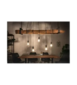 Lampa wisząca Barracuda 152 cm naturalna*Invicta Interior - przedsprzedaż