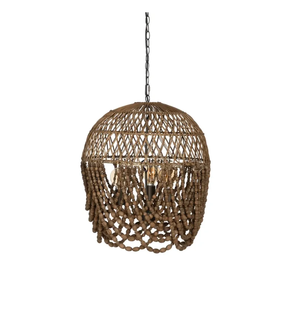Lampa wisząca BEADINGO 62 cm naturalny*Zona-Design Best