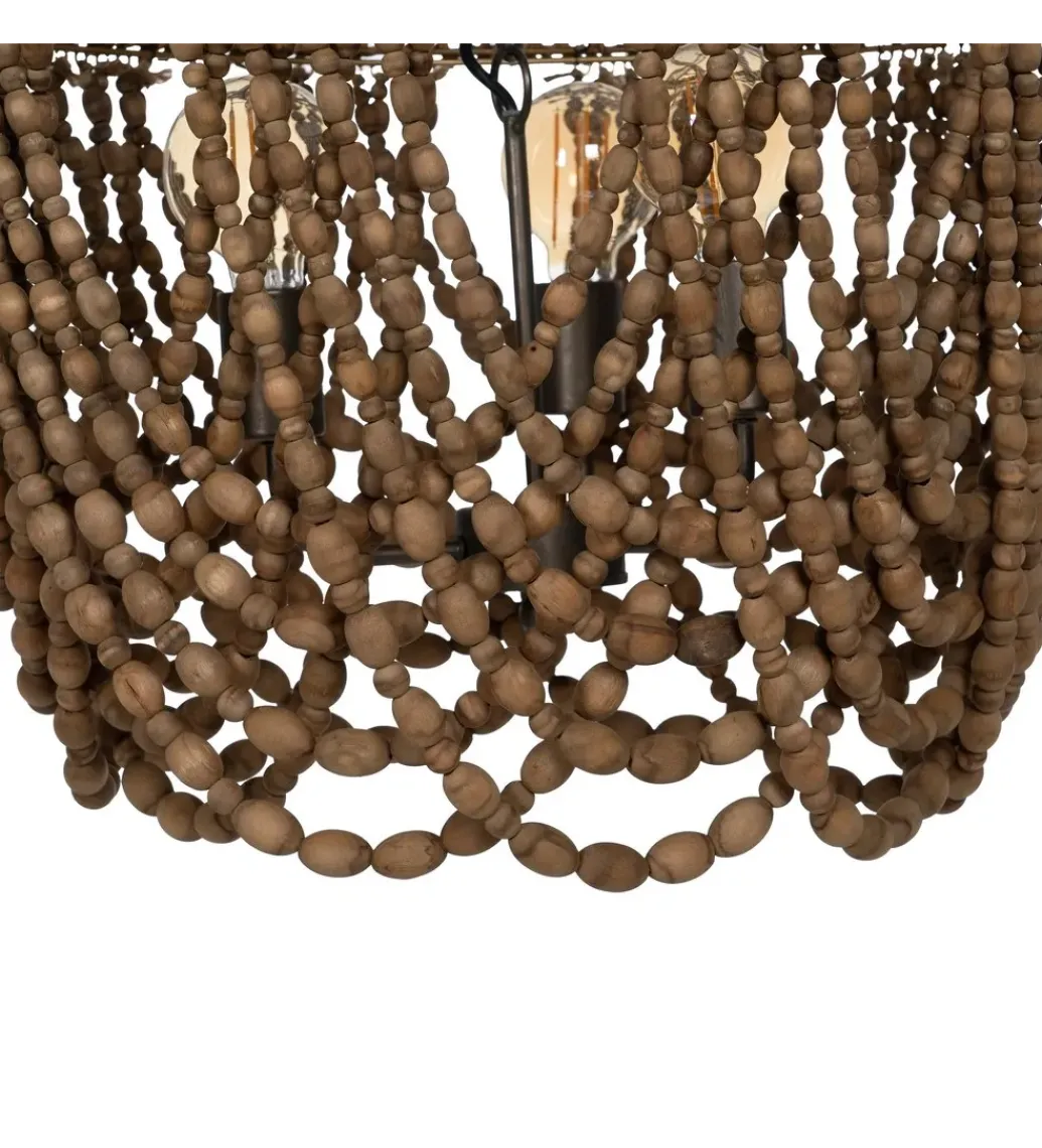 Lampa wisząca BEADINGO 62 cm naturalny*Zona-Design Best