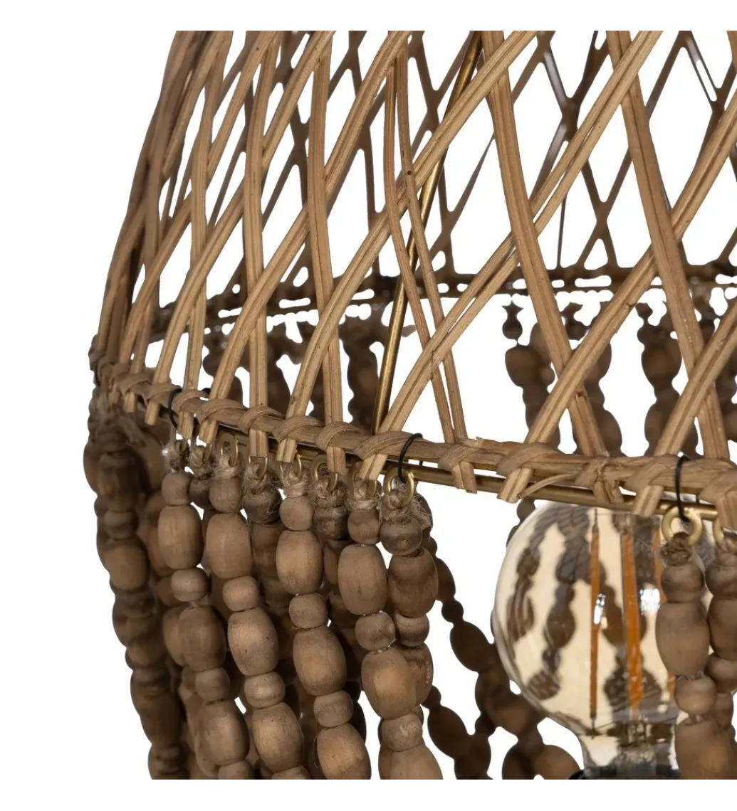Lampa wisząca BEADINGO 62 cm naturalny*Zona-Design Best