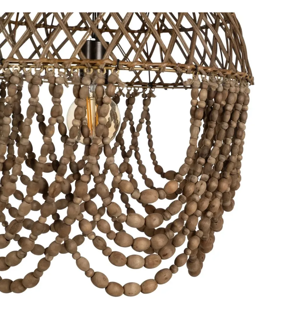 Lampa wisząca BEADINGO 52 cm naturalny*Zona-Design Outlet