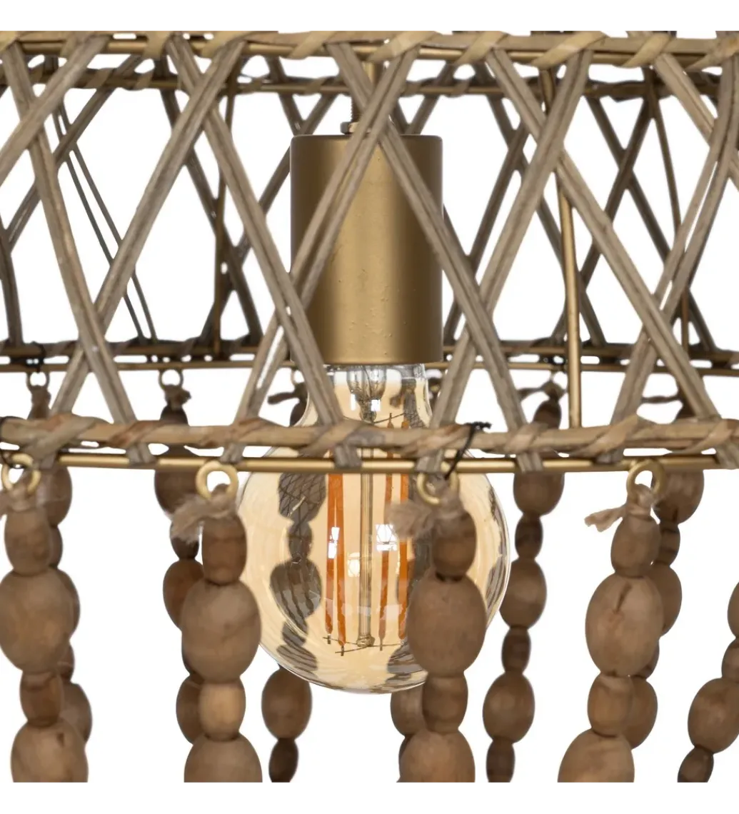 Lampa wisząca BEADINGO 76 cm naturalny*Zona-Design Online
