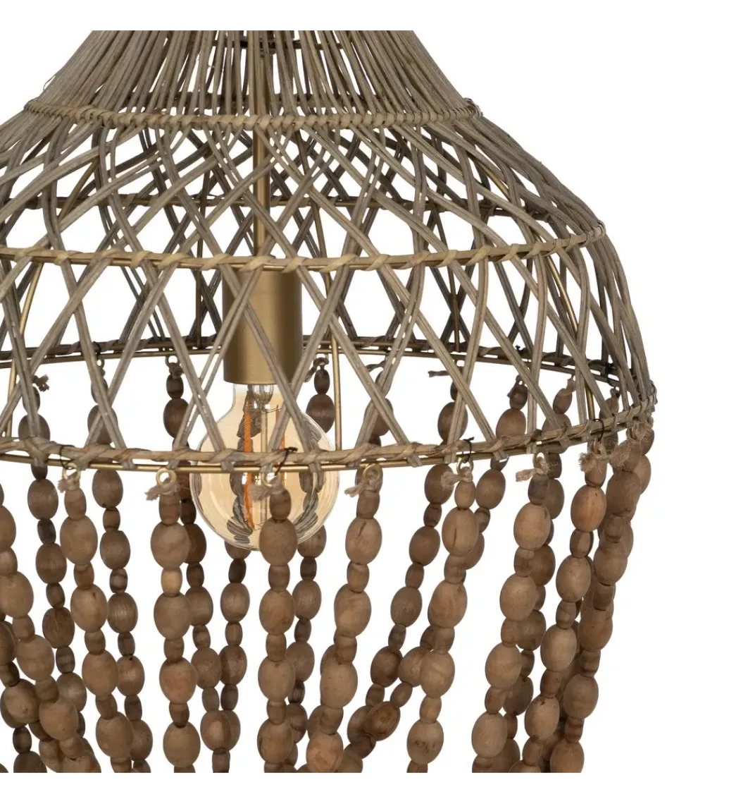 Lampa wisząca BEADINGO 76 cm naturalny*Zona-Design Online