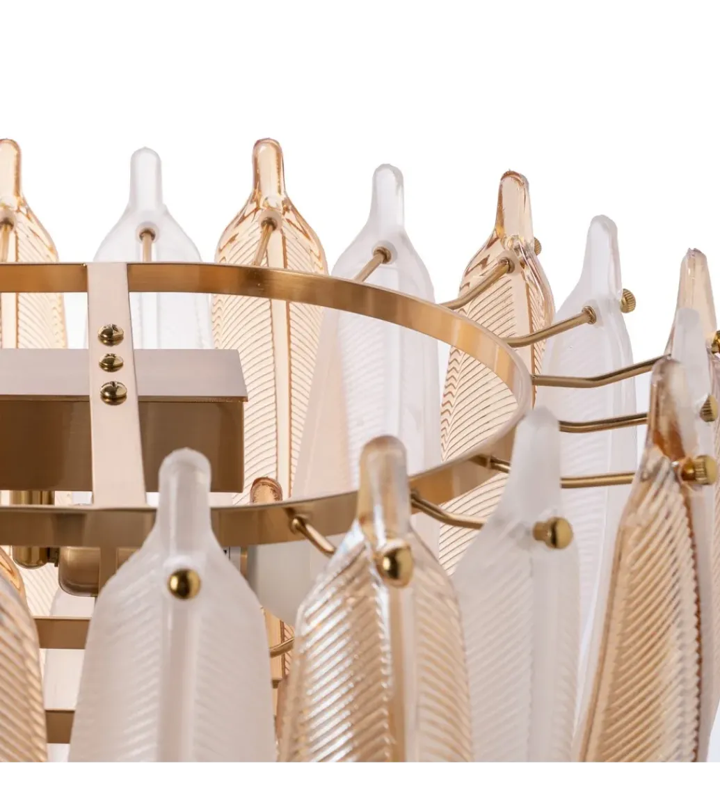 Lampa wisząca BEGAN 100 cm champagne*DENZO Sale