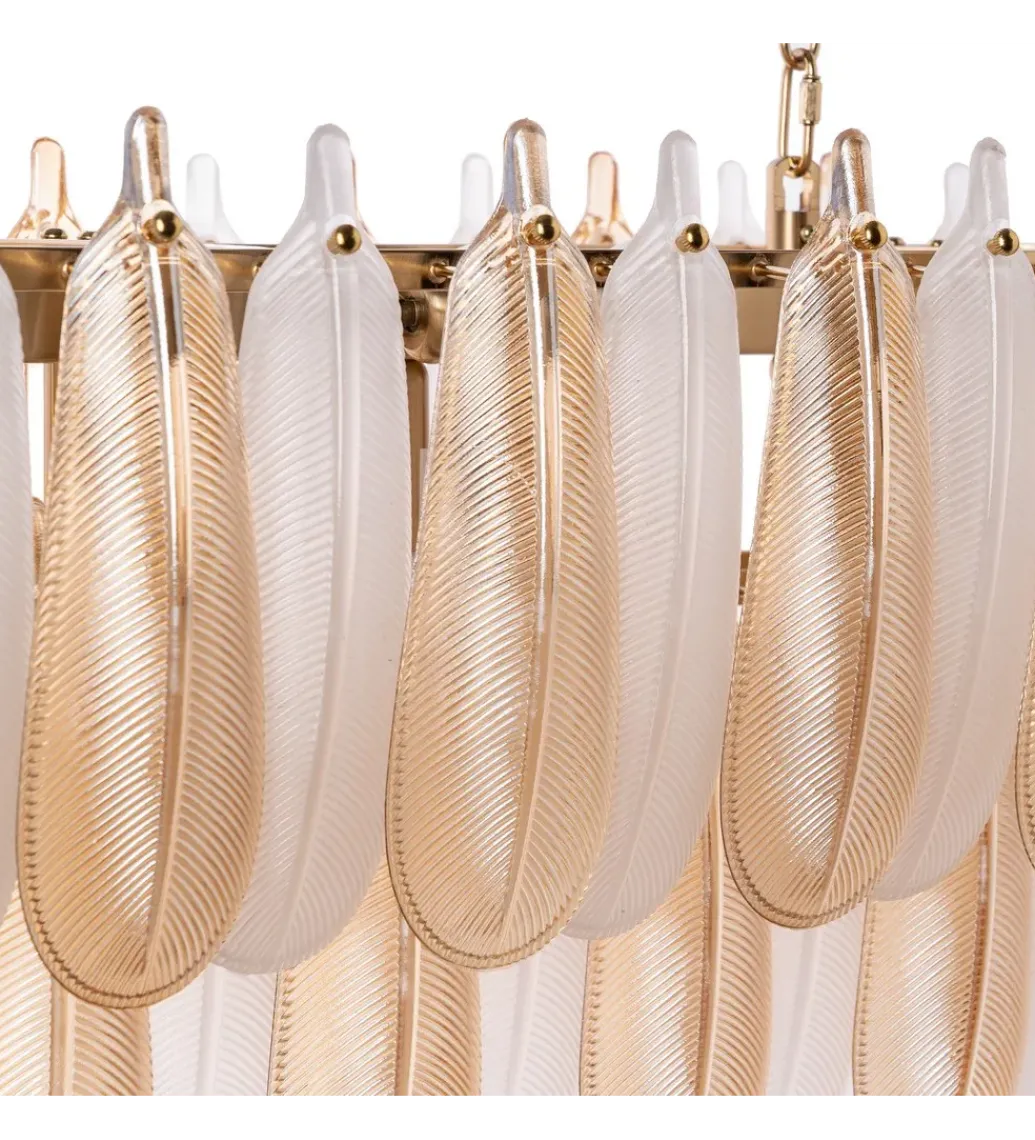 Lampa wisząca BEGAN 100 cm champagne*DENZO Sale