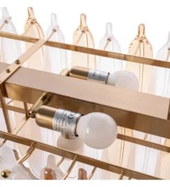 Lampa wisząca BEGAN 100 cm champagne*DENZO Sale