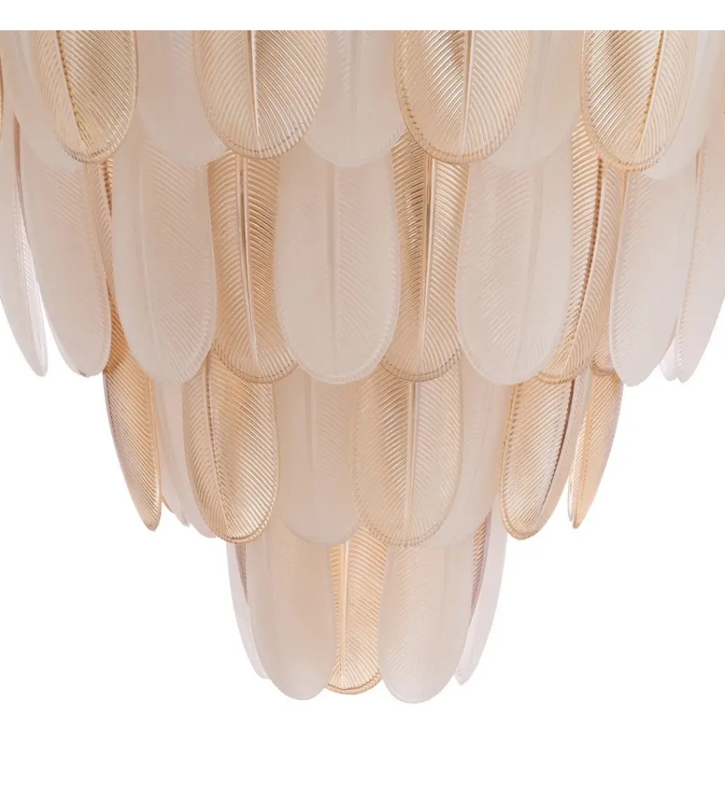 Lampa wisząca BEGAN 60 cm champagne*DENZO Online