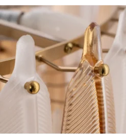 Lampa wisząca BEGAN 60 cm champagne*DENZO Online