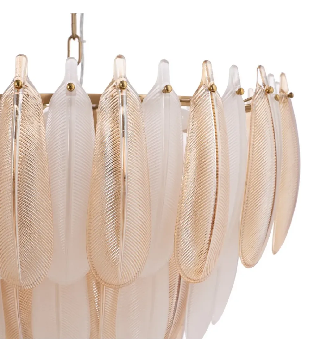 Lampa wisząca BEGAN 60 cm champagne*DENZO Online