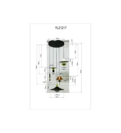 Lampa wisząca CAPPELLI 50 cm*KDesign Clearance