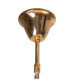 Lampa wisząca CELINK 80 cm złoto szara*DENZO Best
