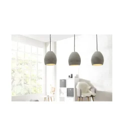 Lampa wisząca Cement grau 3er Beton*Invicta Interior Best