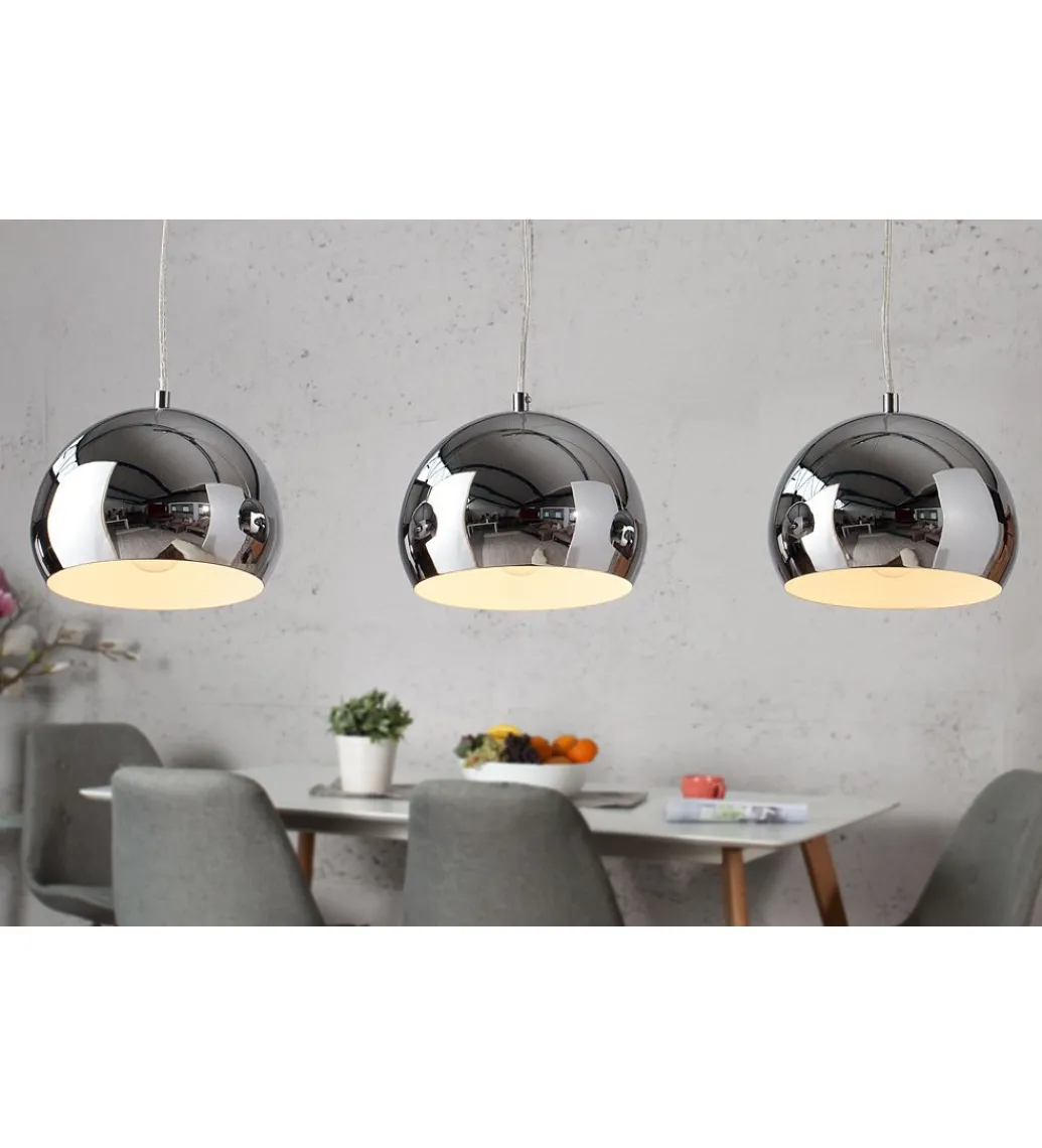 Lampa Wisząca Chromagon 3 Chrom*Invicta Interior New