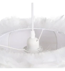 Lampa wisząca CLOUDI 40 cm Pióro biała*Zona-Design Hot