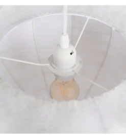 Lampa wisząca CLOUDI 40 cm Pióro biała*Zona-Design Hot