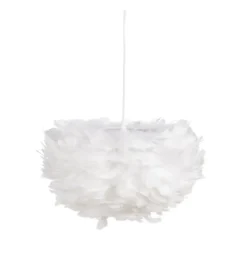 Lampa wisząca CLOUDI 40 cm Pióro biała*Zona-Design Hot
