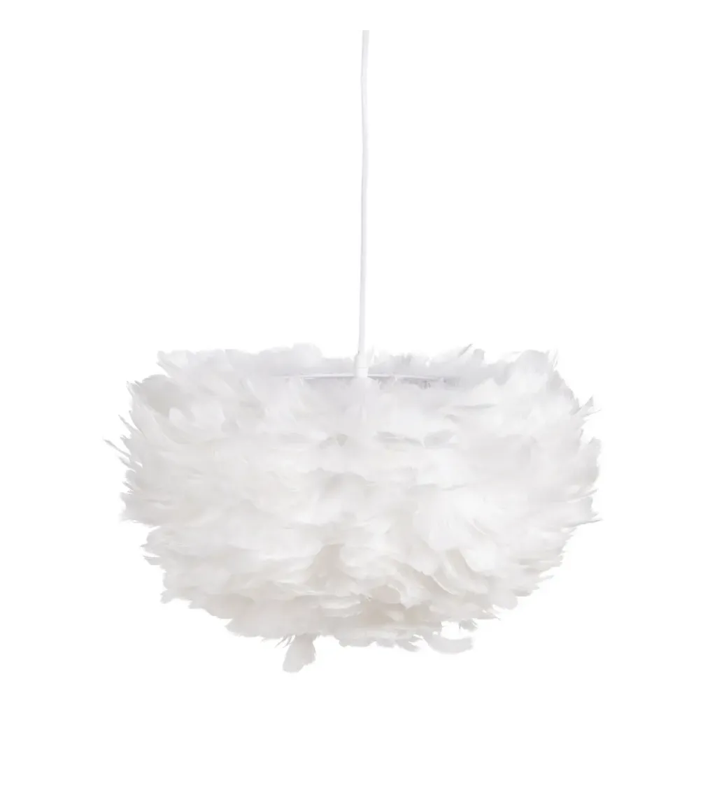 Lampa wisząca CLOUDI 40 cm Pióro biała*Zona-Design Hot