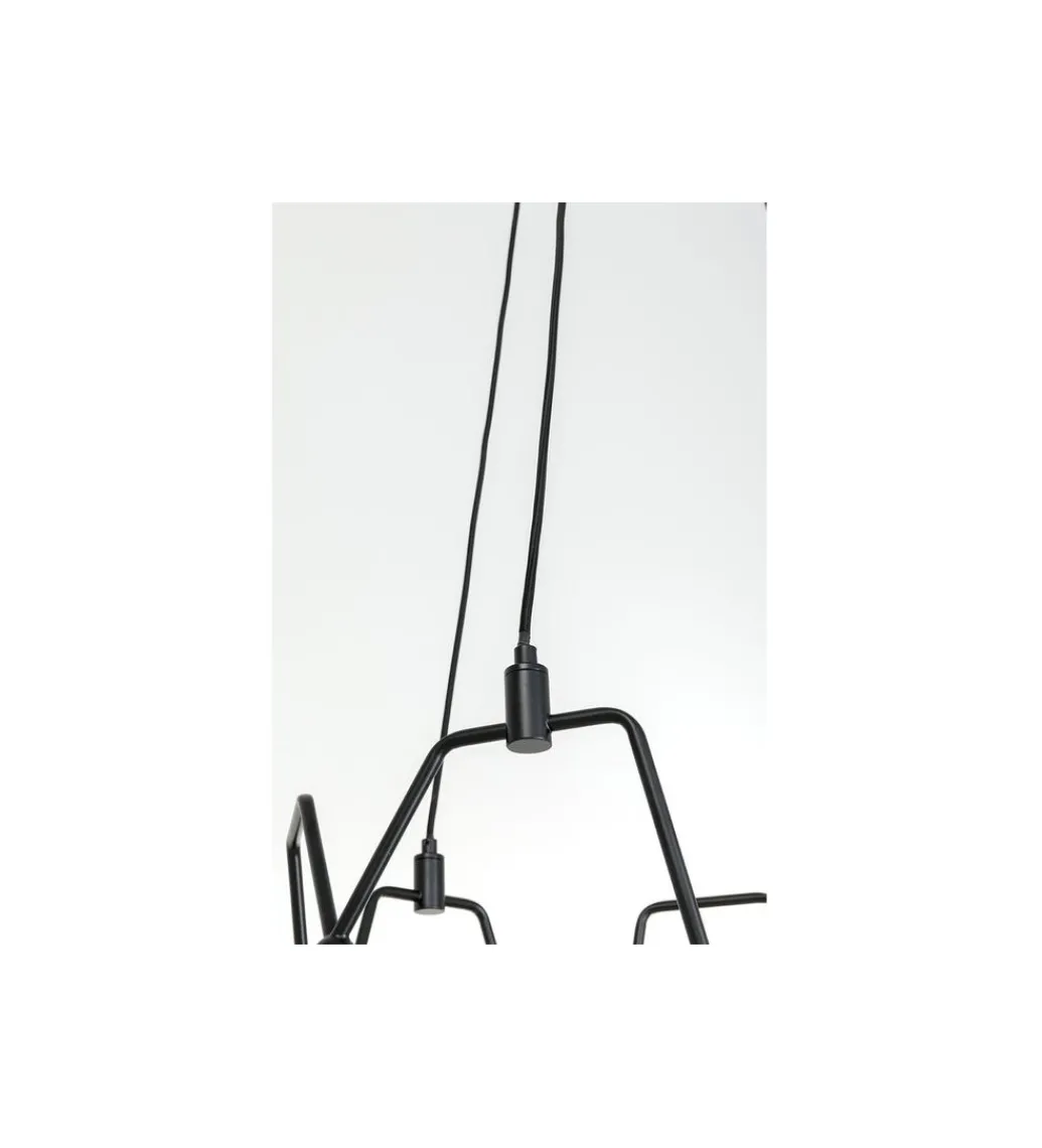 Lampa wisząca COLUMBO 58 cm czarna*KDesign Outlet