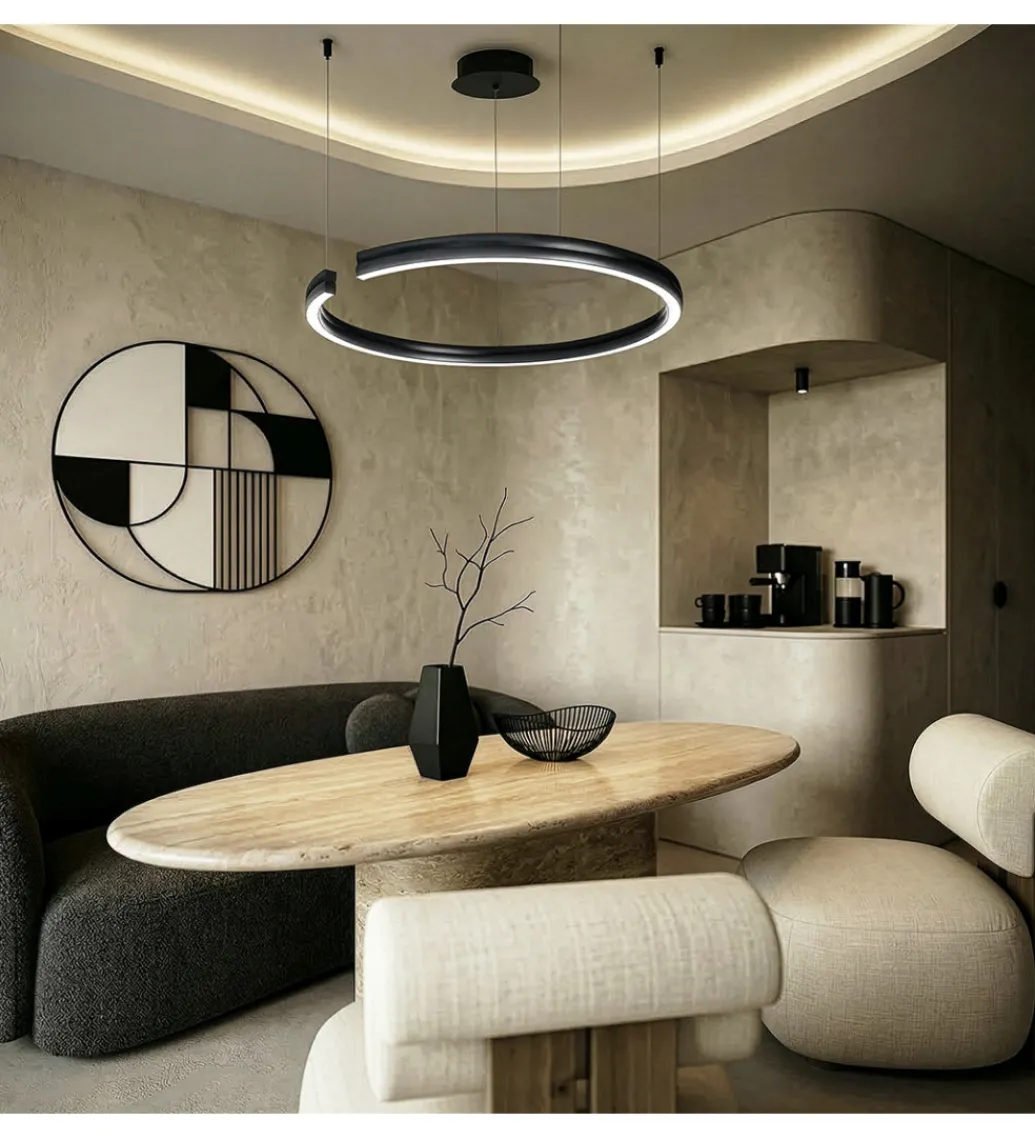Lampa wisząca COSTA 60 cm czarna*DOMENO Clearance