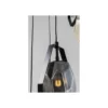 Lampa wisząca Diamond Fever Spiral 42 cm czarna*KDesign Online