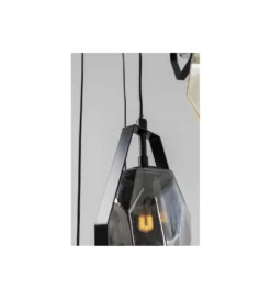 Lampa wisząca Diamond Fever Spiral 42 cm czarna*KDesign Online