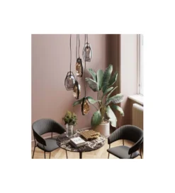 Lampa wisząca Diamond Fever Spiral 42 cm czarna*KDesign Online
