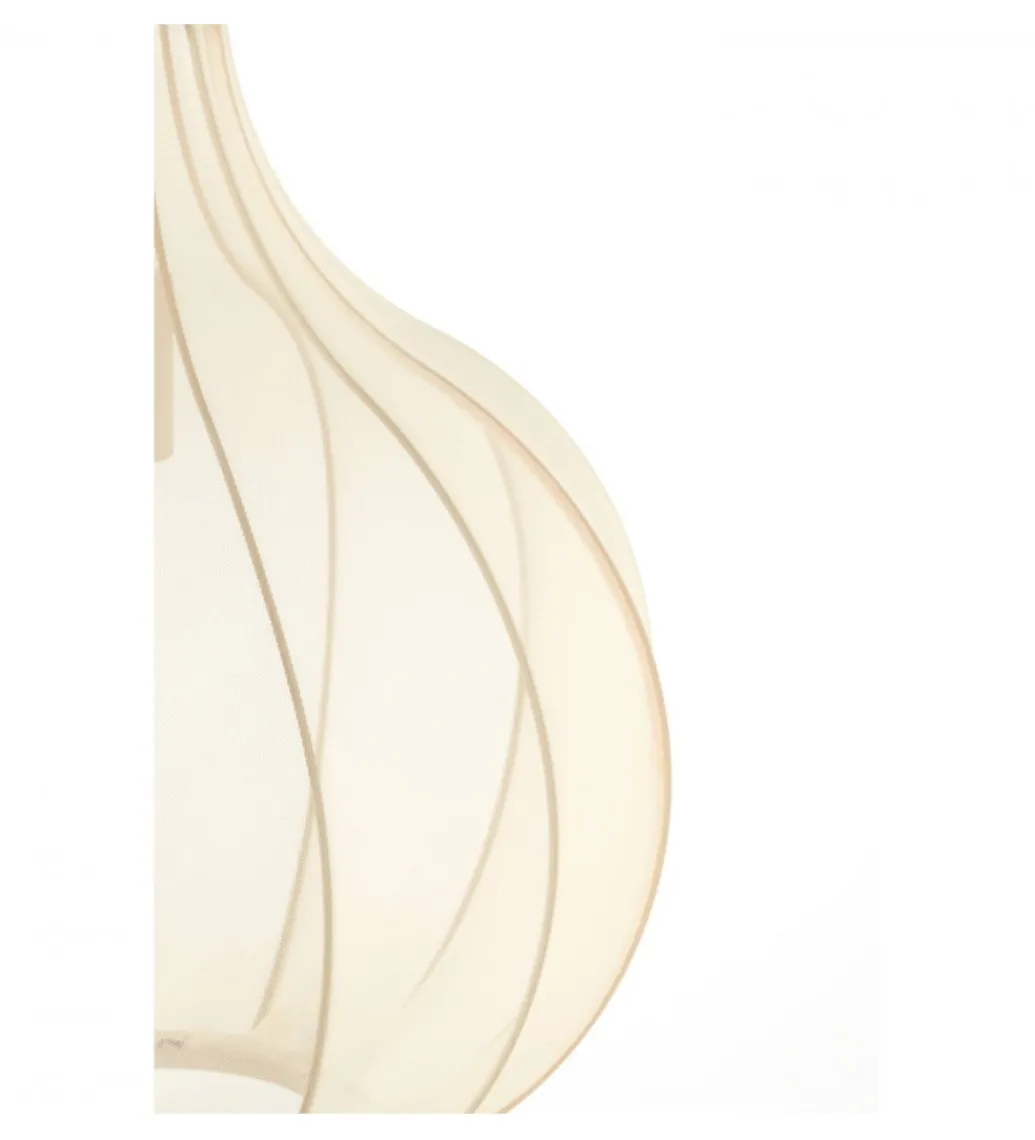 Lampa wisząca ELATI 39 cm piaskowa*L&L New
