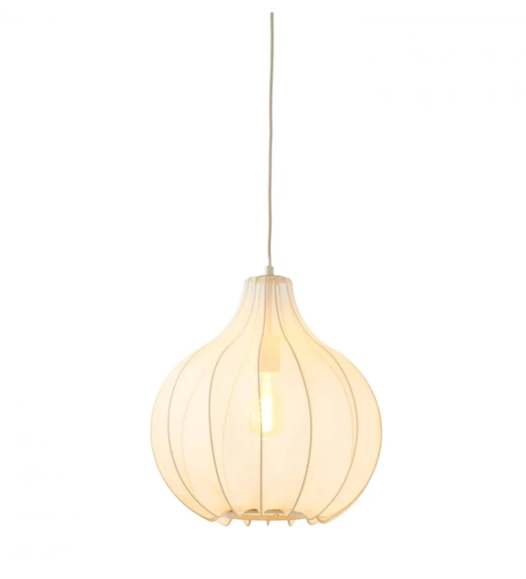 Lampa wisząca ELATI 39 cm piaskowa*L&L New