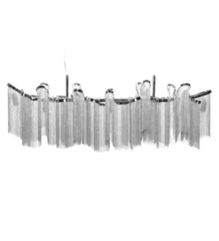 Lampa wisząca Elegance 118 cm srebrna*Invicta Interior Outlet