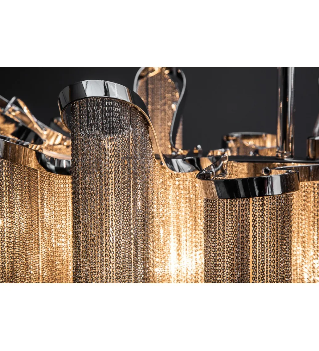 Lampa wisząca Elegance 118 cm srebrna*Invicta Interior Outlet