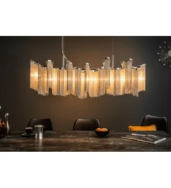 Lampa wisząca Elegance 118 cm srebrna*Invicta Interior Outlet
