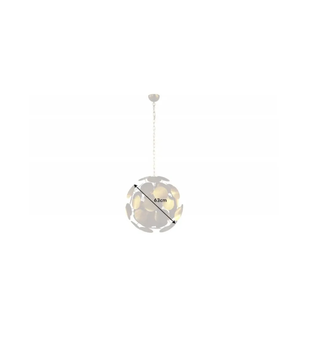 Lampa wisząca Evron Infinity 63 cm złota*Invicta Interior Hot