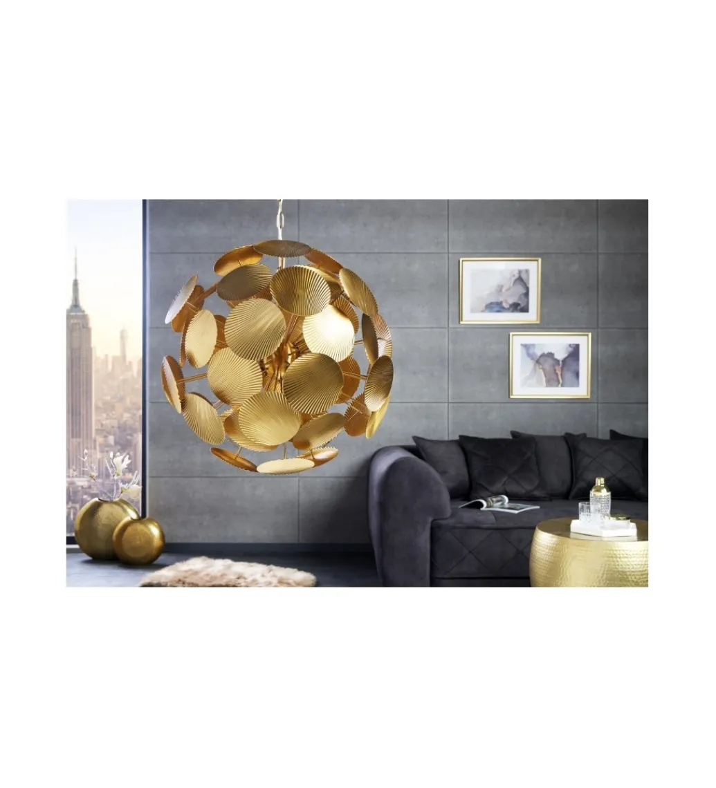 Lampa wisząca Evron Infinity 63 cm złota*Invicta Interior Hot