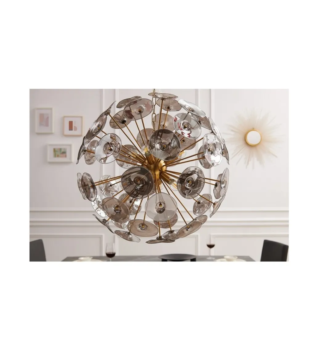 Lampa wisząca Evron Infinity 65 cm złota*Invicta Interior Hot