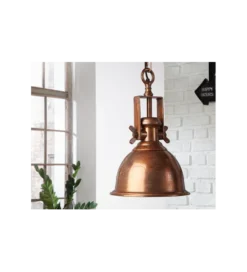 Lampa wisząca FAT 29 cm miedziana*Invicta Interior Sale