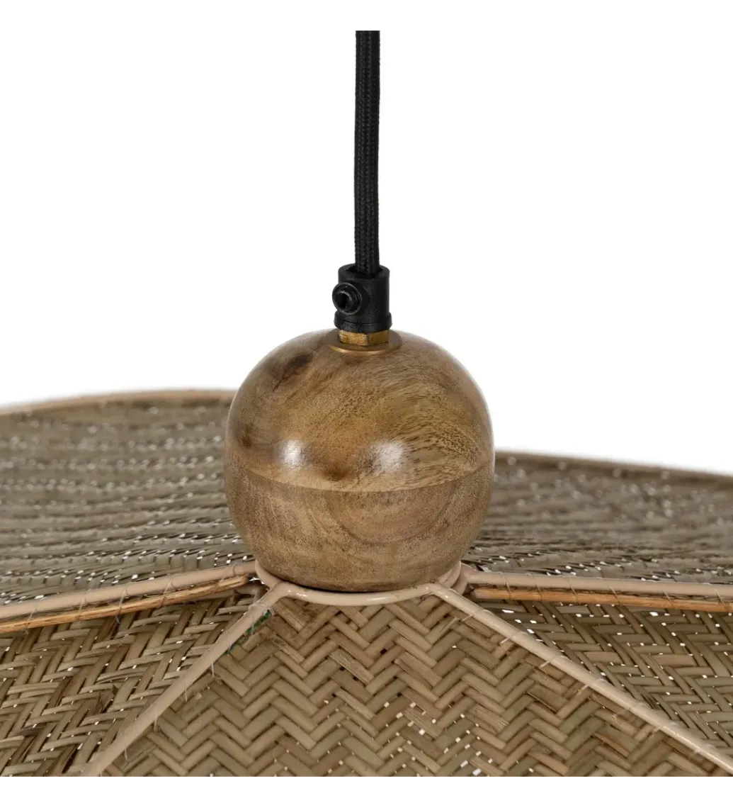 Lampa wisząca FEGARO 82 cm naturalne włókna*Zona-Design New