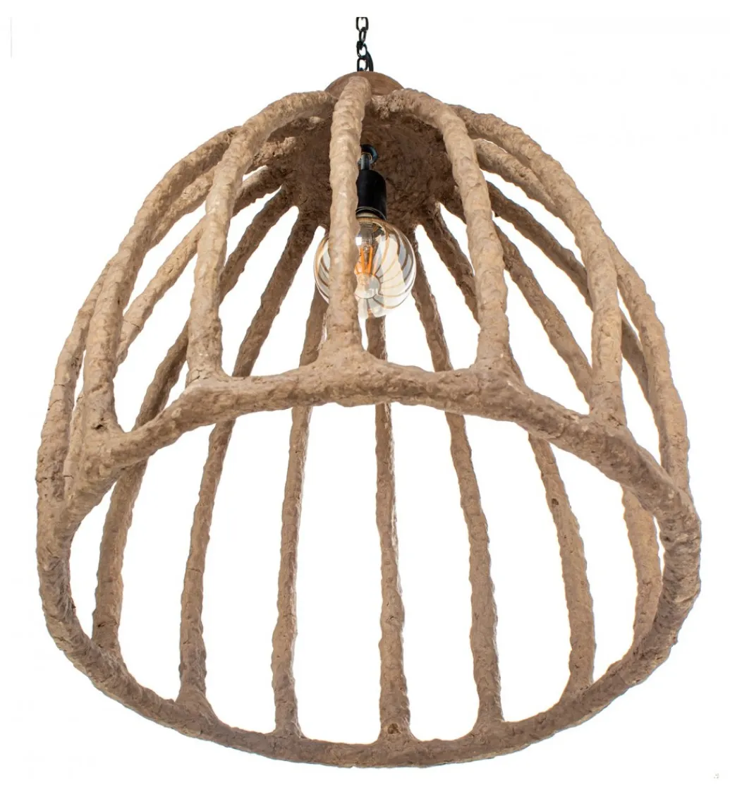 Lampa wisząca FEGAT 49 cm papier maché*Exclusivas Online