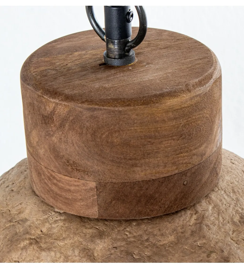 Lampa wisząca FEGAT 49 cm papier maché*Exclusivas Online