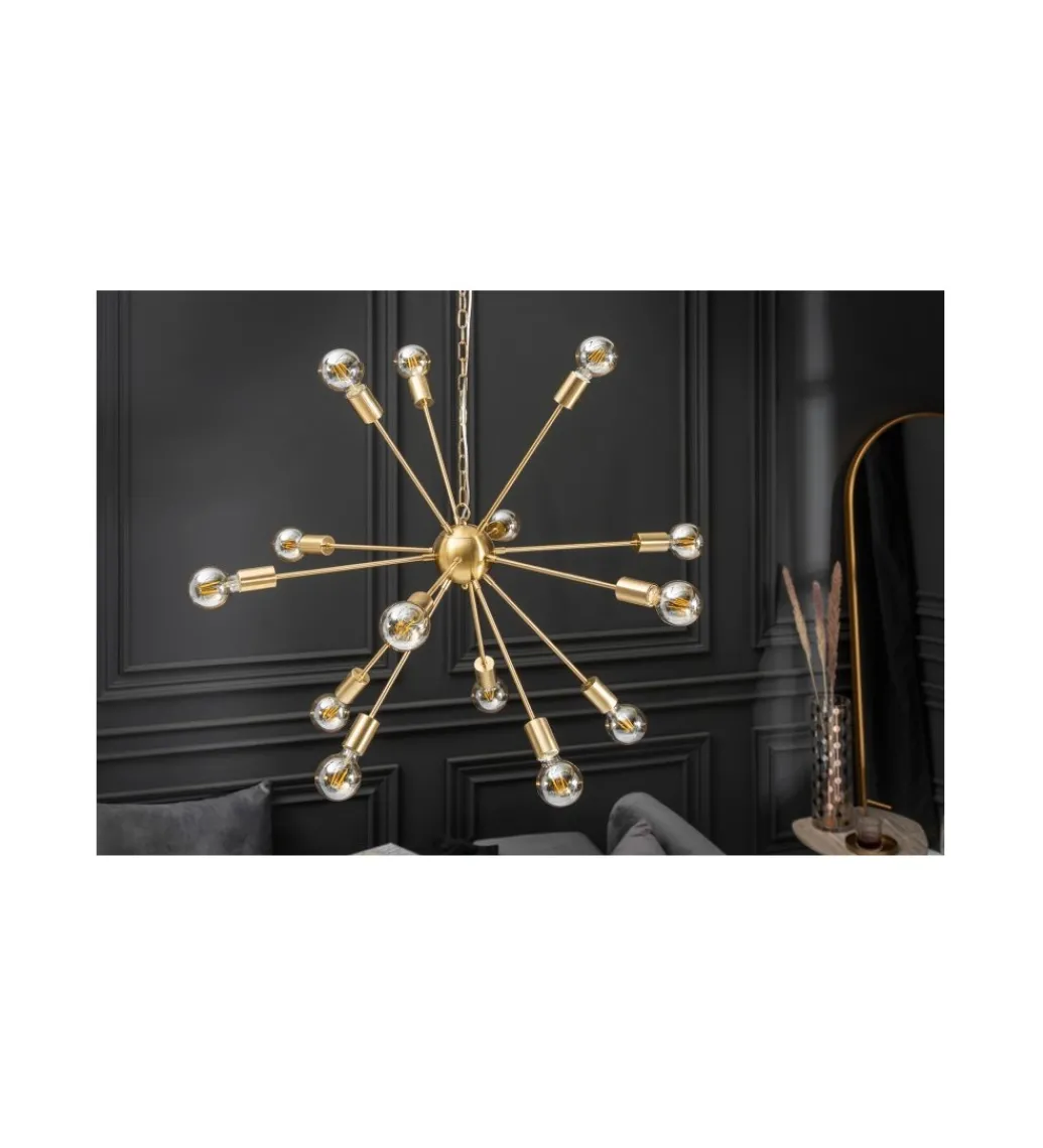 Lampa wisząca FIREWORKS 85 cm złota*Invicta Interior - przedsprzedaż Best