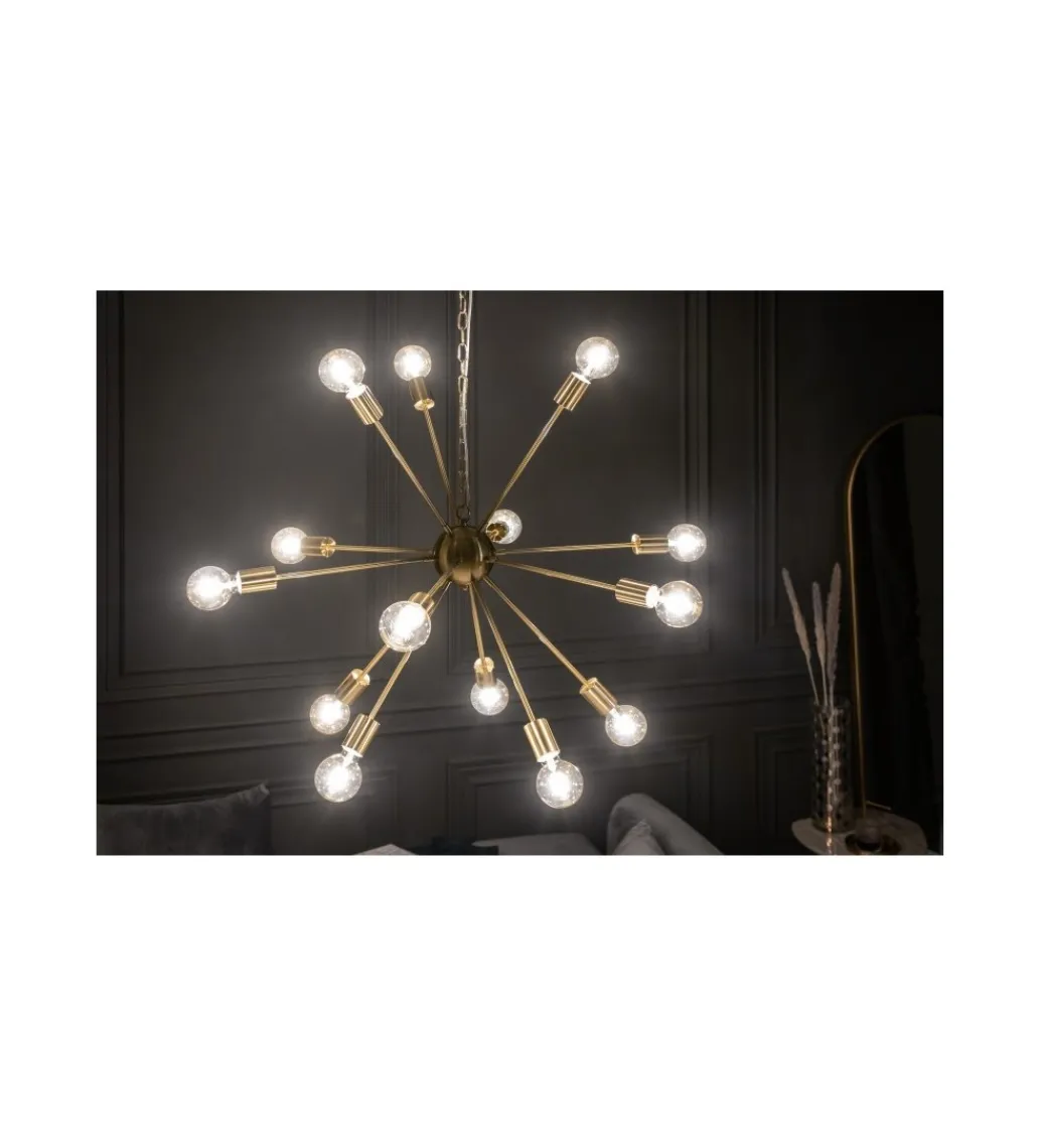 Lampa wisząca FIREWORKS 85 cm złota*Invicta Interior - przedsprzedaż Best