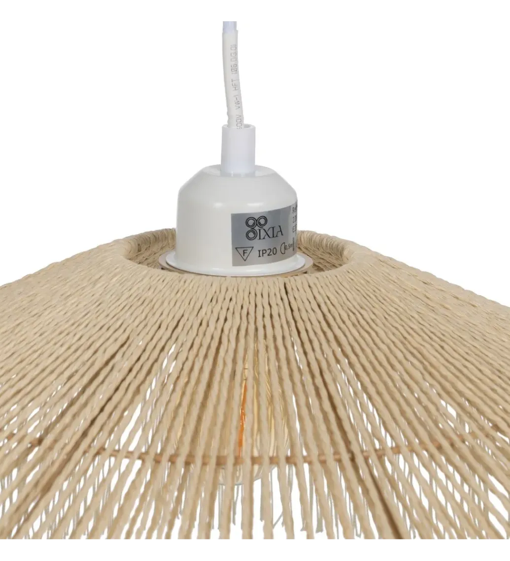 Lampa wisząca GELMAS 41 cm naturalna*Zona-Design Clearance