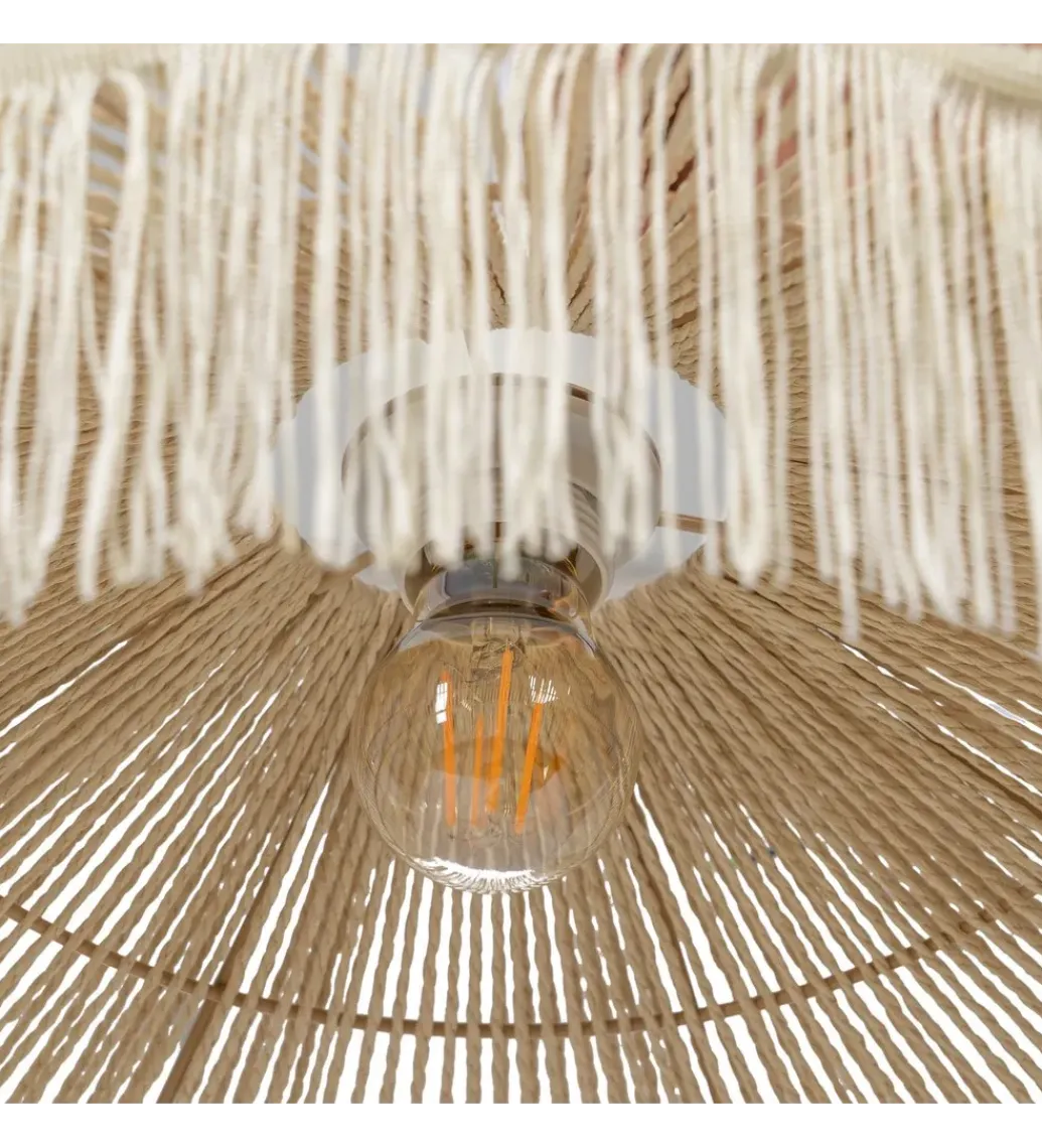 Lampa wisząca GELMAS 41 cm naturalna*Zona-Design Clearance