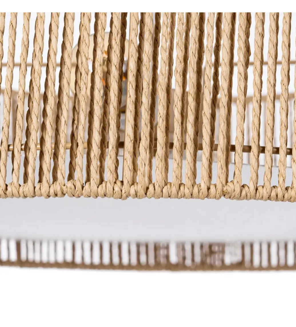 Lampa wisząca GERMNA 52 cm naturalna*Zona-Design Best