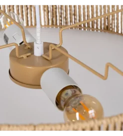 Lampa wisząca GERMNA 52 cm naturalna*Zona-Design Best
