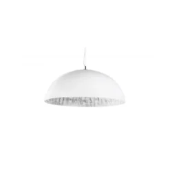 Lampa wisząca Glow biało srebrna 70 cm*Invicta Interior Best