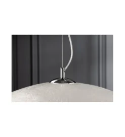 Lampa wisząca Glow biało srebrna 70 cm*Invicta Interior Best