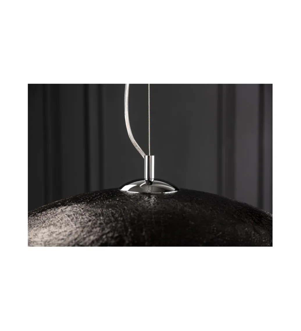 Lampa wisząca Glow 70 cm czarno złota*Invicta Interior