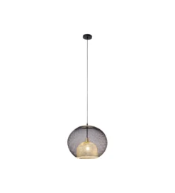 Lampa wisząca GRATO 45 cm czarno złota*KDesign Sale